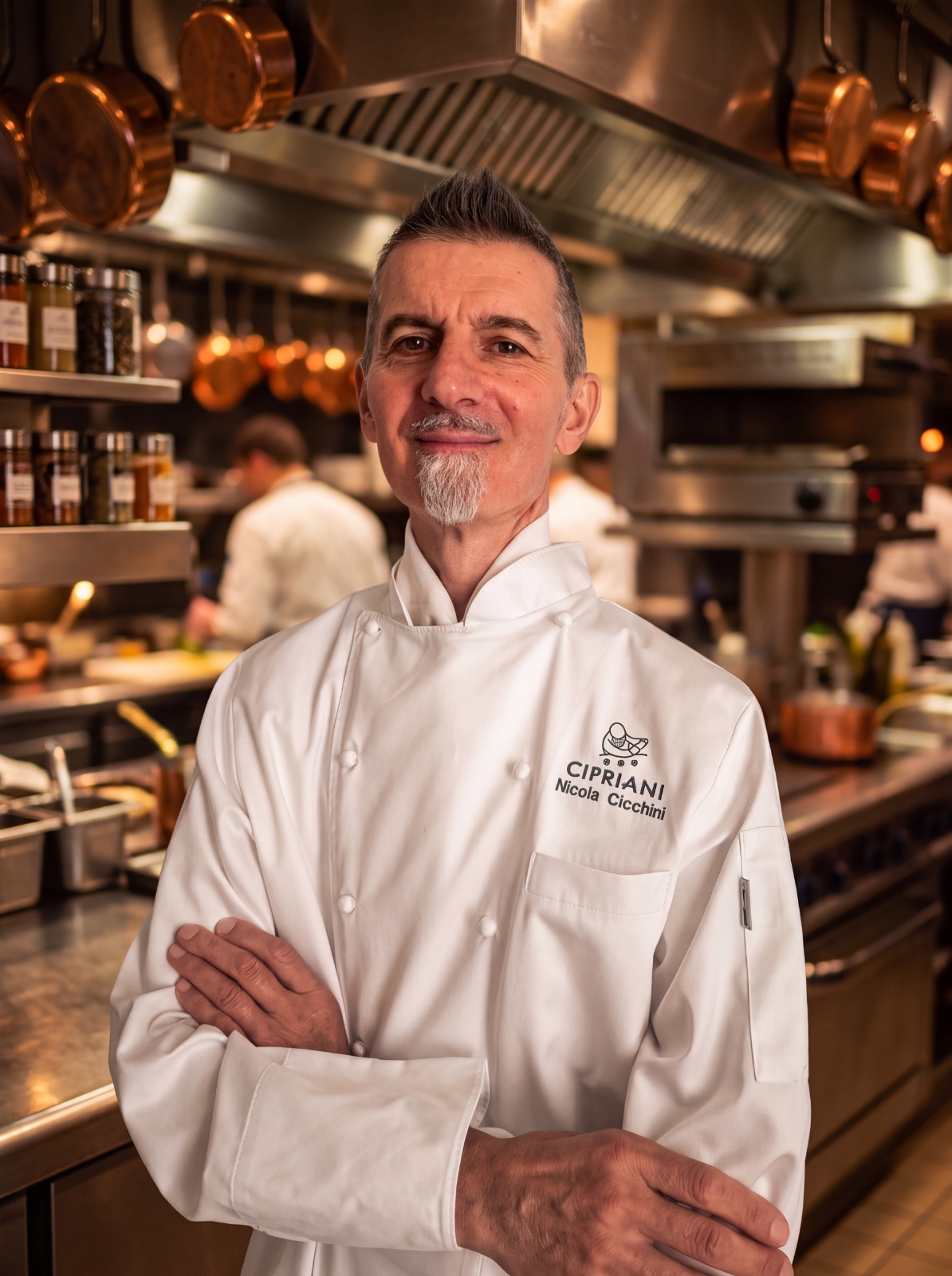 Lo chef Nicola Cicchini